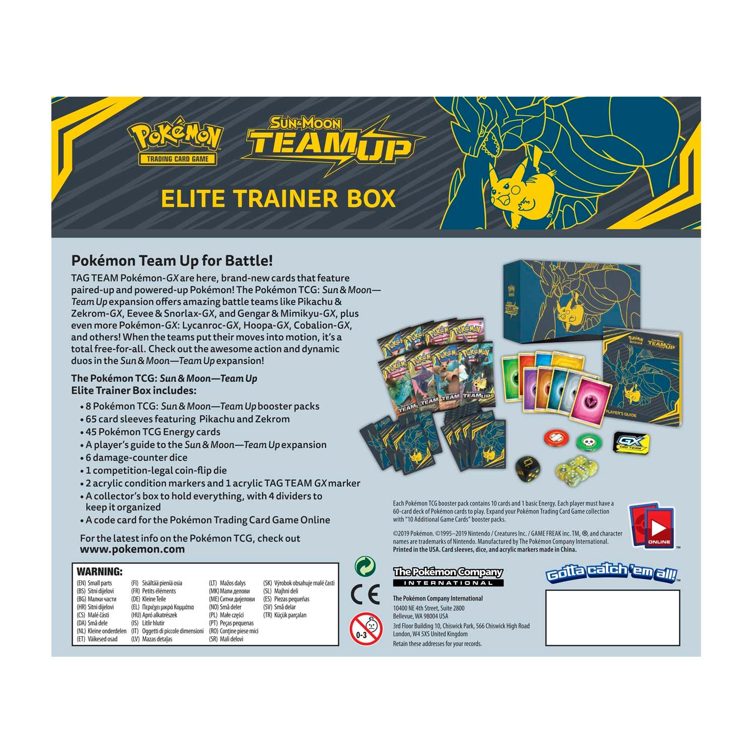 Pokémon (Damaged) Sun & Moon: Team Up - Elite Trainer Box - Image 10