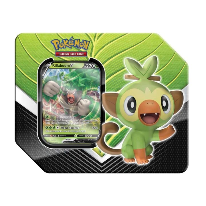 Pokémon Sword & Shield - Galar Partners Collector's Tin (Rillaboom V)
