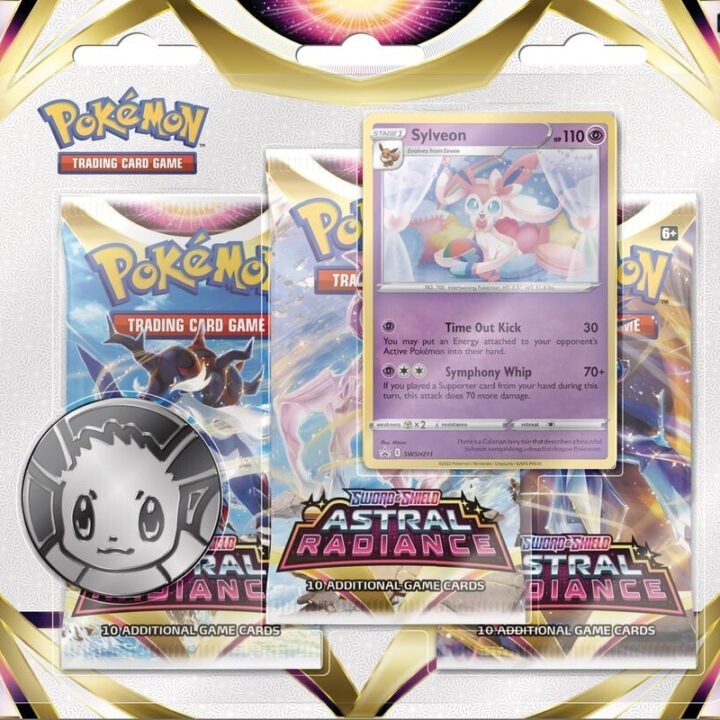 Pokémon Sword & Shield: Astral Radiance - 3-Pack Blister (Sylveon)