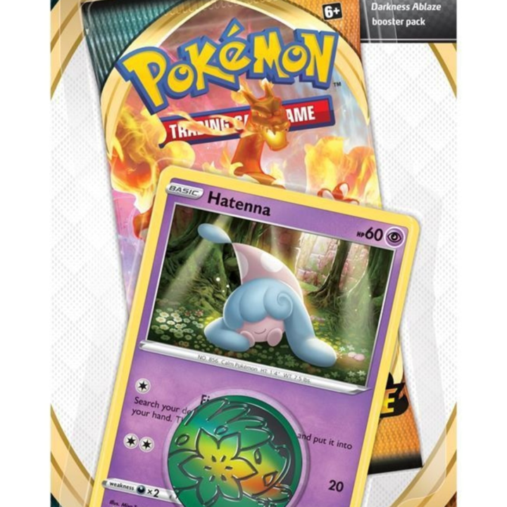 Pokémon Sword & Shield: Darkness Ablaze - Single Pack Blister (Hatenna)
