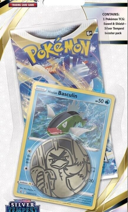 Pokémon Sword & Shield: Silver Tempest - Single Pack Blister (Hisuian Basculin)