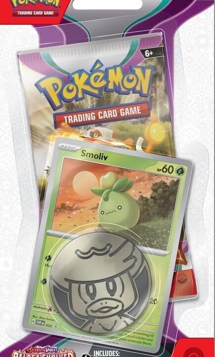 Pokémon Scarlet & Violet: Paldea Evolved - Single Pack Blister (Smoliv)
