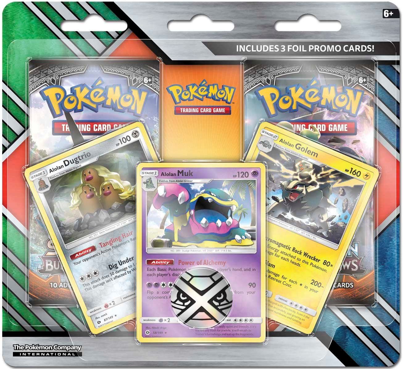 Pokémon Enhanced - 2-Pack Blister (Alolan Dugtrio, Alolan Muk, & Alolan Golem)