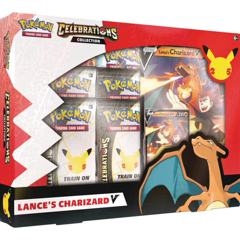 Pokémon - Celebrations: 25th Anniversary - Collection (Lance's Charizard V)