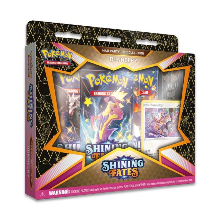 Pokémon Shining Fates - Mad Party Pin Collection (Bunnelby)