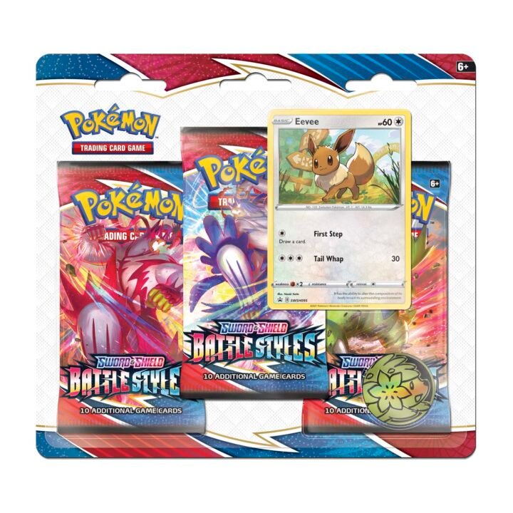 Pokémon Sword & Shield: Battle Styles - 3-Pack Blister (Eevee)