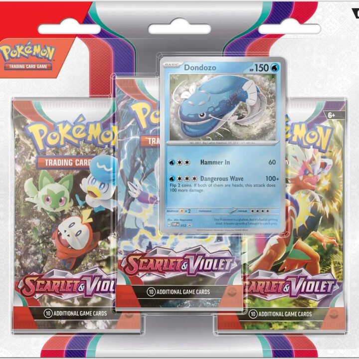 Pokémon Scarlet & Violet - 3 Pack Blister (Dondozo)