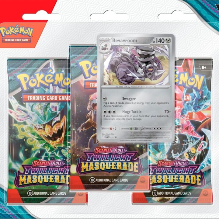 Pokémon - Scarlet & Violet: Twilight Masquerade - 3-Pack Blisters (Revavroom)