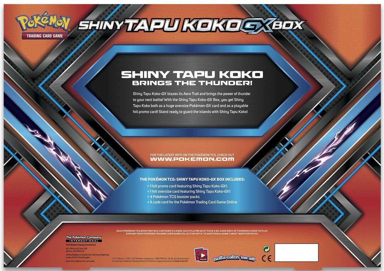 Pokémon Shiny Tapu Koko GX Box - Image 2