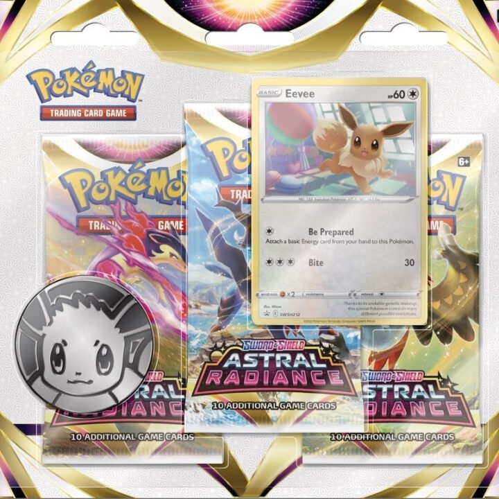 Pokémon Sword & Shield: Astral Radiance - 3-Pack Blister (Eevee)
