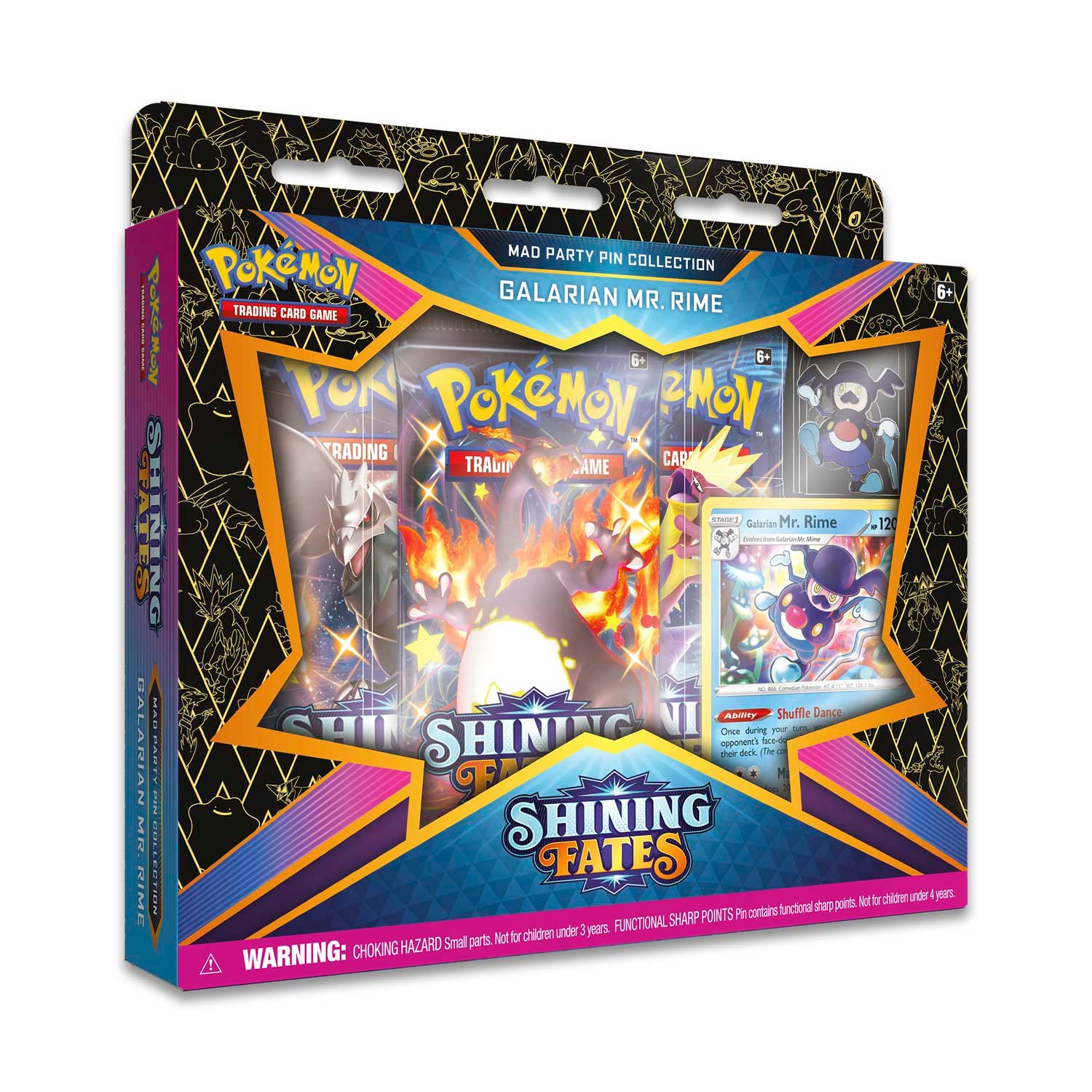 Pokémon Shining Fates - Mad Party Pin Collection (Galarian Mr. Rime)