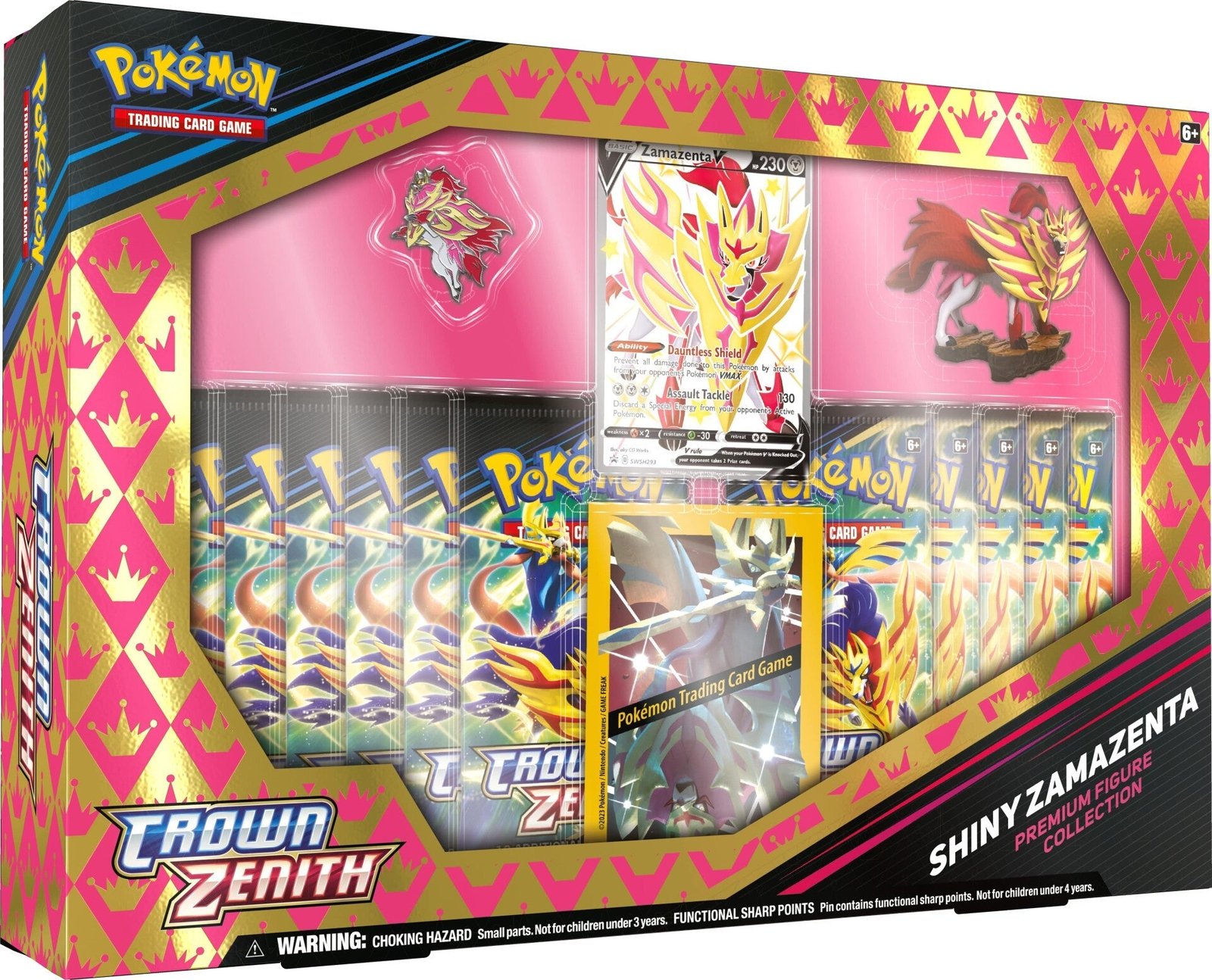 Pokémon Sword & Shield: Crown Zenith - Premium Figure Collection (Shiny Zamazenta)