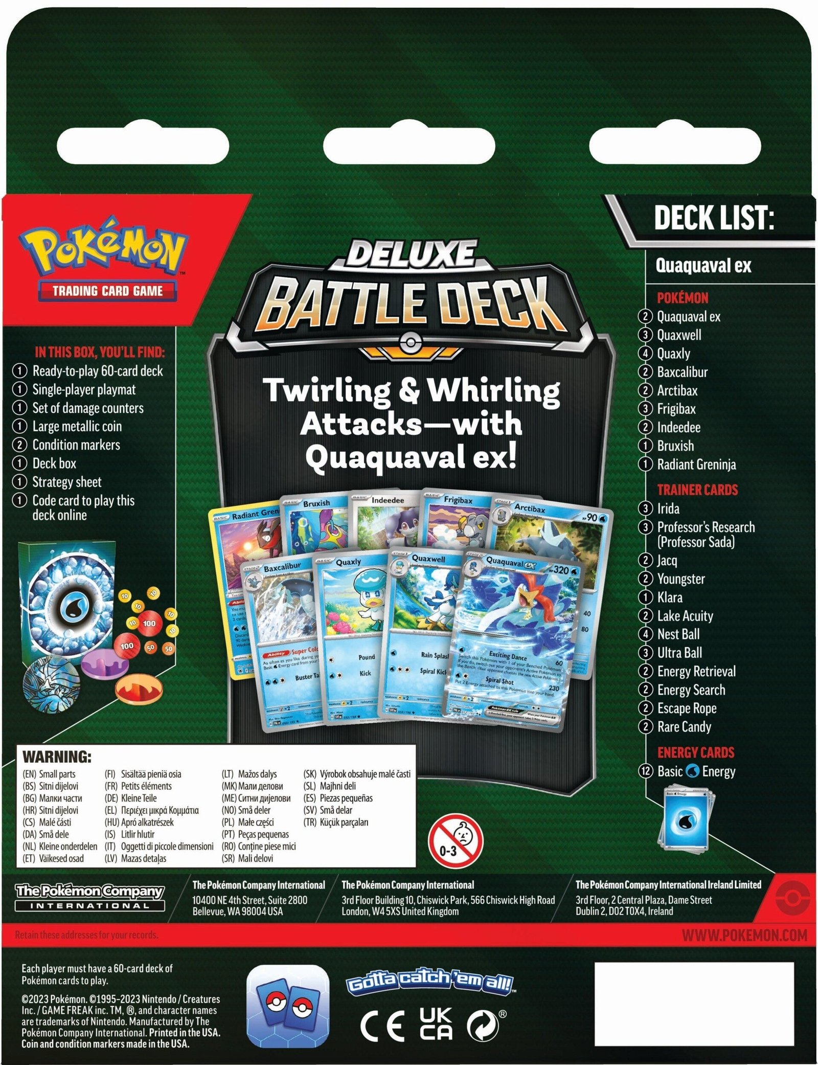 Pokémon Deluxe Battle Deck (Quaquaval ex) - Image 2