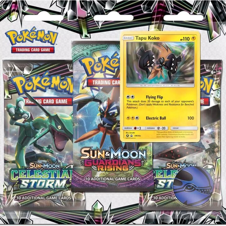 Pokémon Sun & Moon: Celestial Storm - 3-Pack Blister (Tapu Koko)