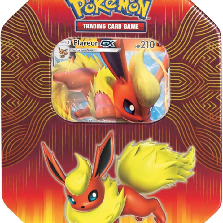 Pokémon Elemental Power Collector's Tin (Flareon GX)
