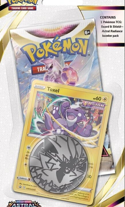 Pokémon Sword & Shield: Astral Radiance - Single Pack Blister (Toxel)