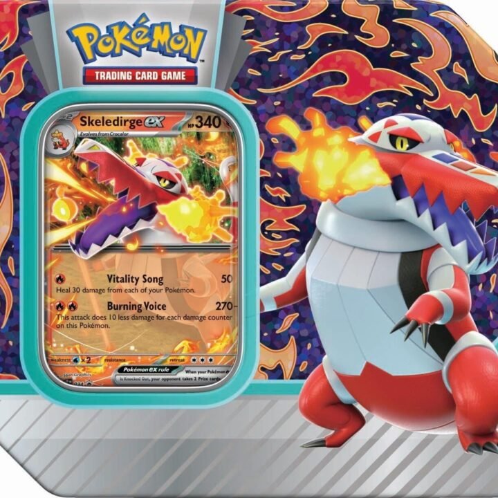 Pokémon Paldea Partners Tin (Skeledirge ex)