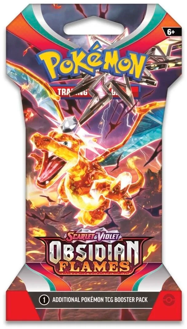 Pokémon Scarlet & Violet: Obsidian Flames - Sleeved Booster Pack - Image 2