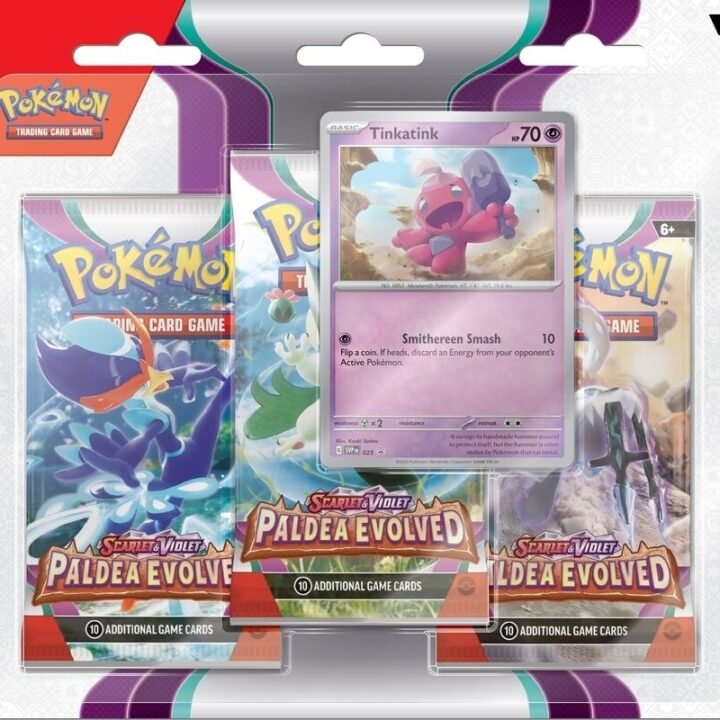 Pokémon Scarlet & Violet: Paldea Evolved - 3-Pack Blisters (Tinkatink)