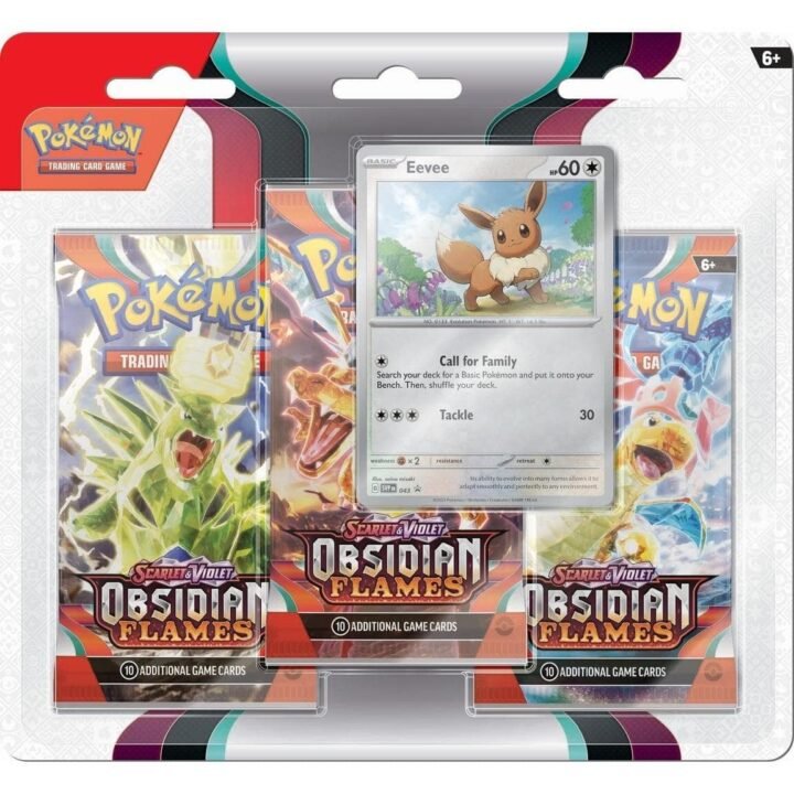 Pokémon Scarlet & Violet: Obsidian Flames - 3-Pack Blisters (Eevee)