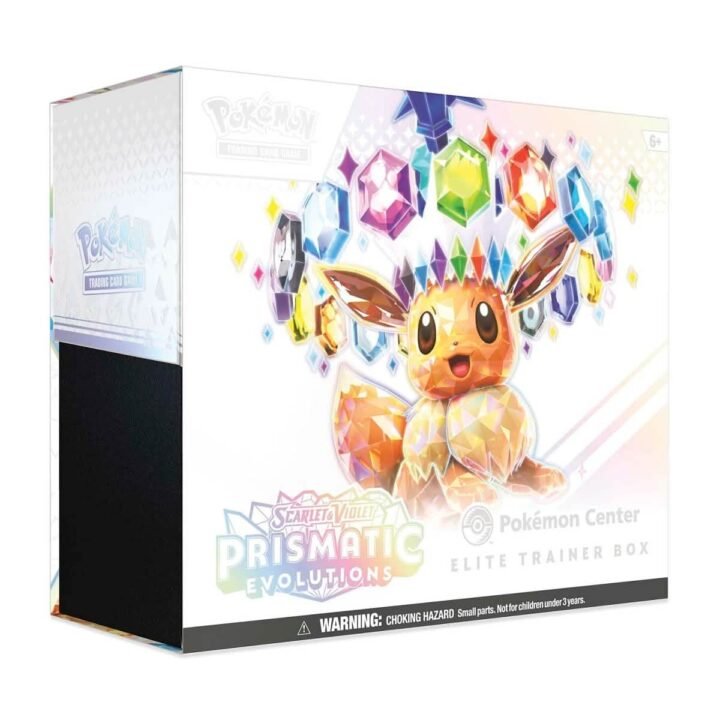 Pokémon SV Prismatic Evolution Pokémon Center Exclusive Elite Trainer Box