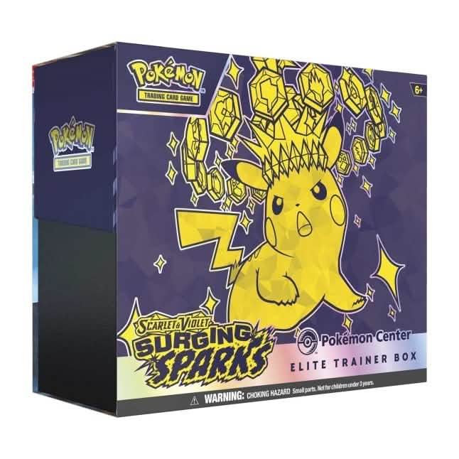 Pokémon - Scarlet & Violet - Surging Sparks - Pokémon Center Exclusive Elite Trainer Box