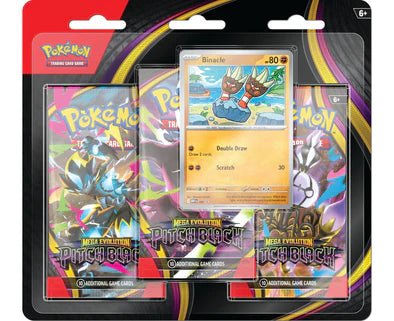 Pokémon - Mega Evolution - Pitch Black - 3 Pack Blister