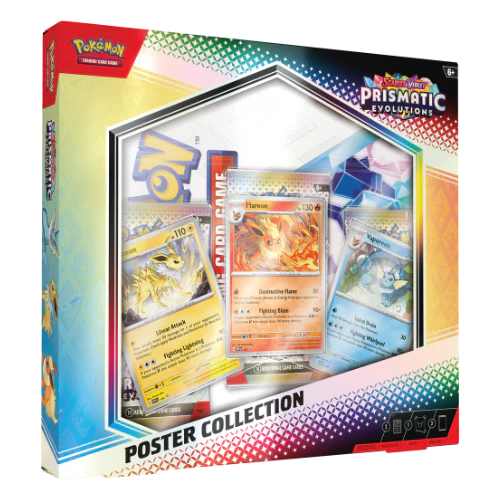 Pokémon SV Prismatic Evolutions Poster Collection Box