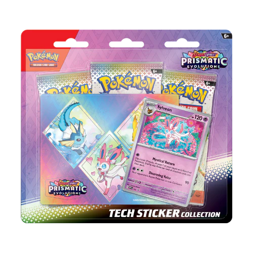 Pokémon SV Prismatic Evolutions Tech Sticker Collection - Sylveon