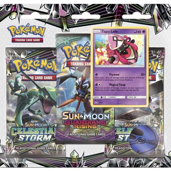Pokémon Sun & Moon: Celestial Storm - 3-Pack Blister (Tapu Lele)