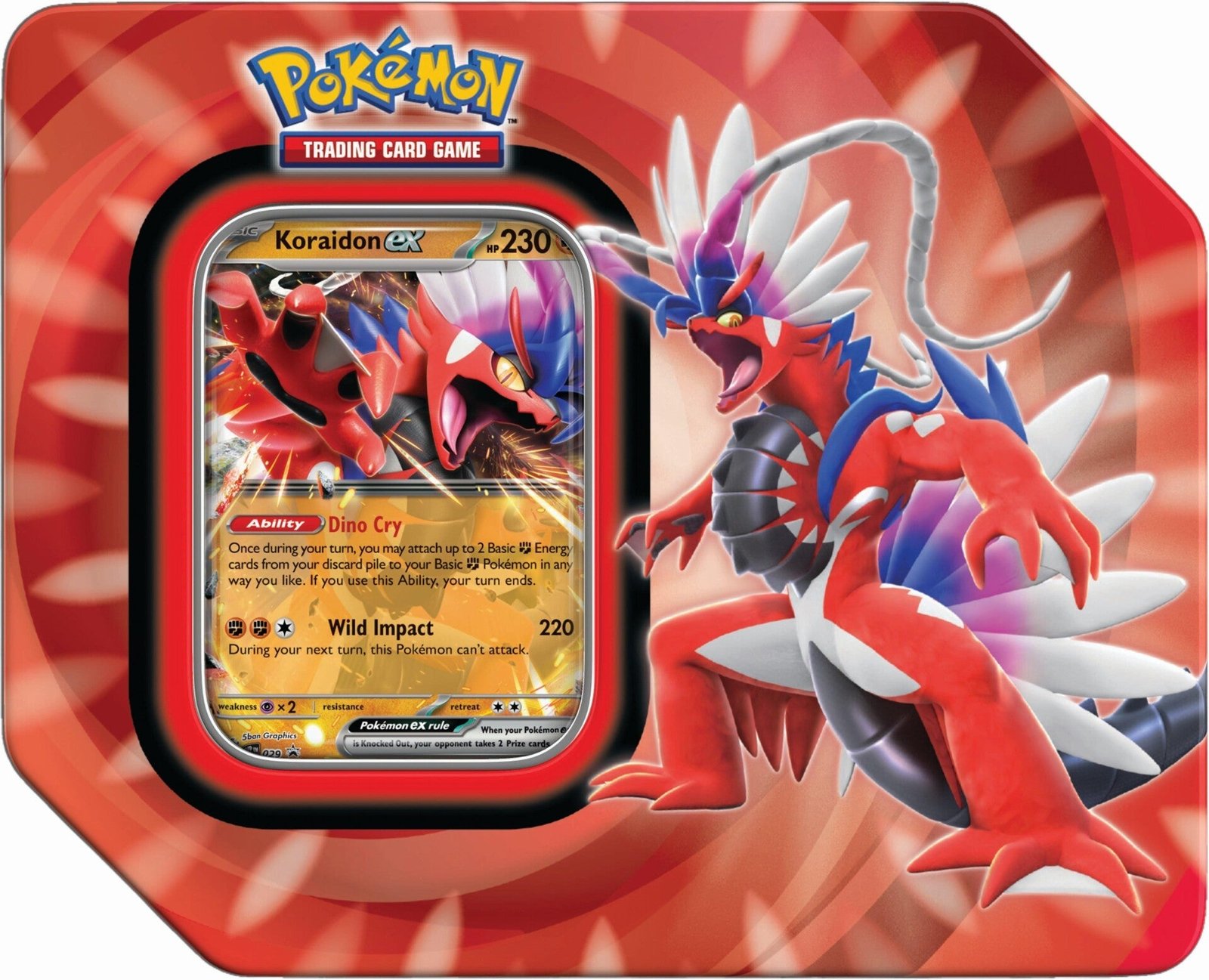Pokémon Paldea Legends Tins (Koraidon ex)