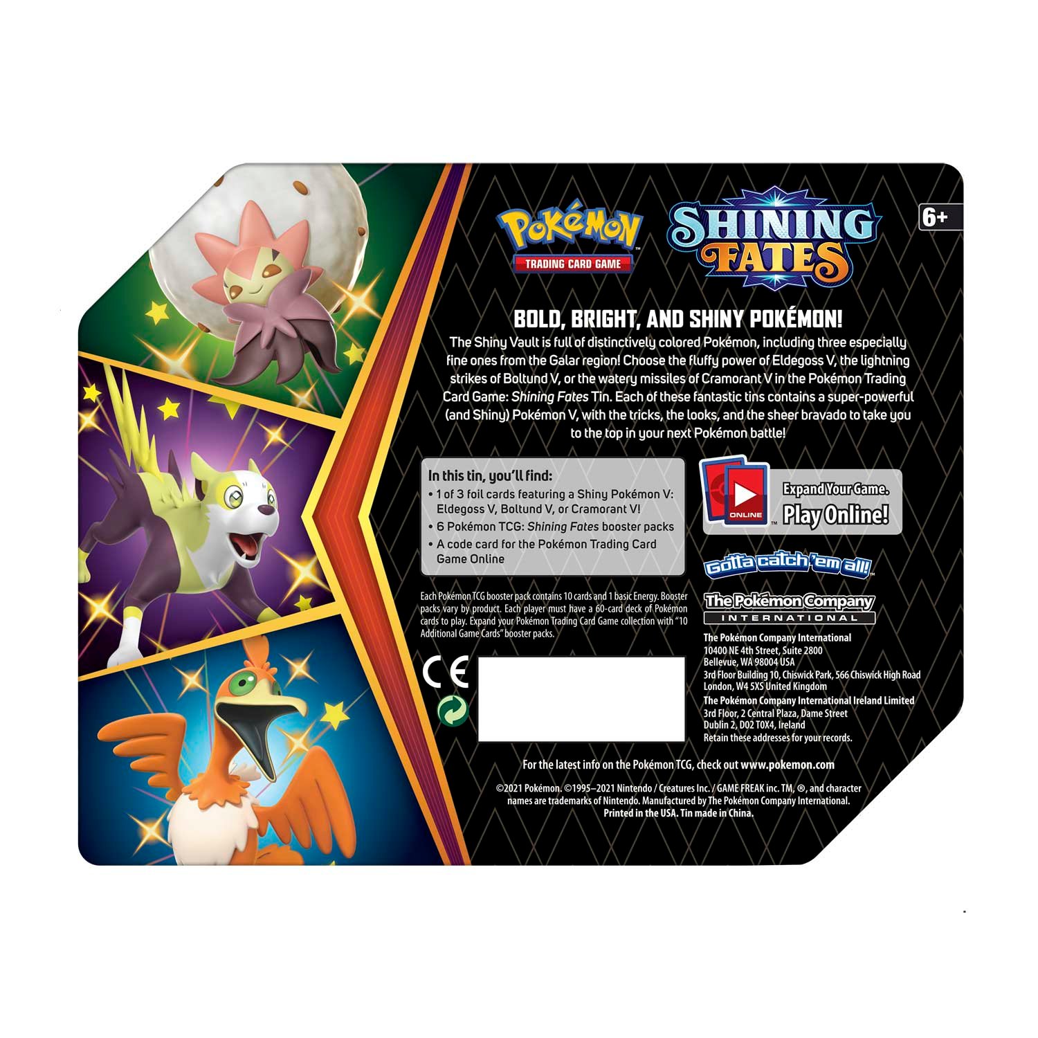 Pokémon - Shining Fates - Collector's Tin (Eldegoss V) - Image 2