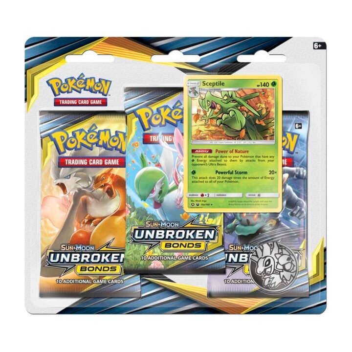 Pokémon Sun & Moon: Unbroken Bonds - 3-Pack Blister (Sceptile)