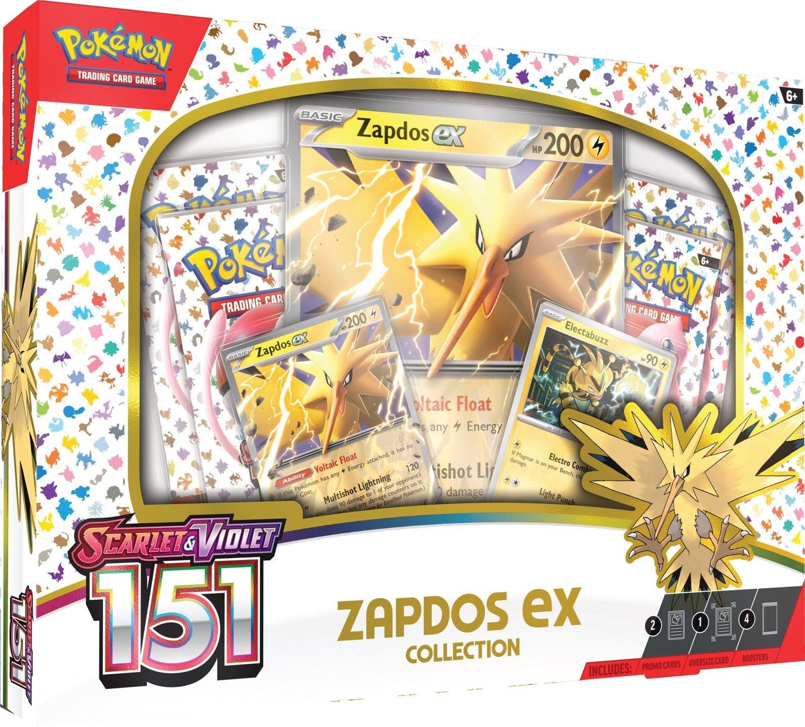 Pokémon Scarlet & Violet: 151 - Zapdos ex Box