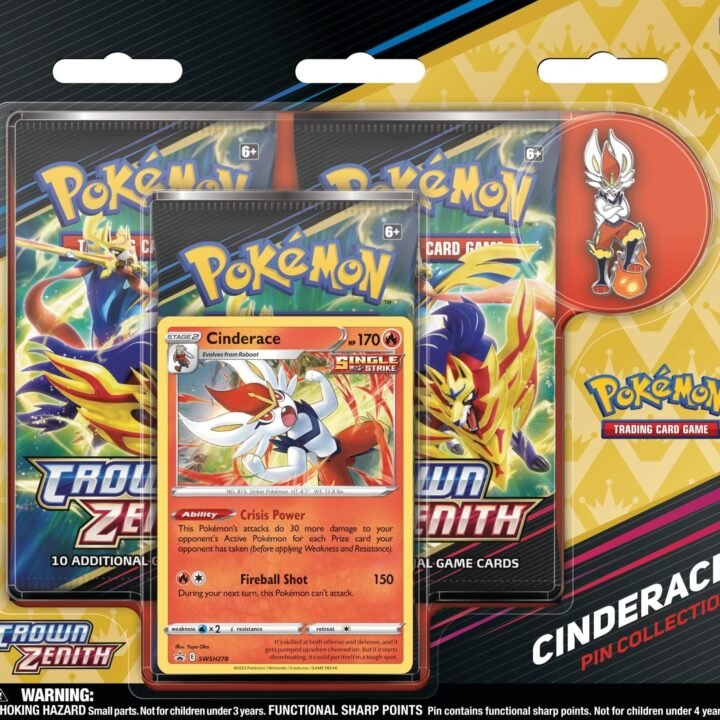 Pokémon Sword & Shield: Crown Zenith - Pin Collection (Cinderace)