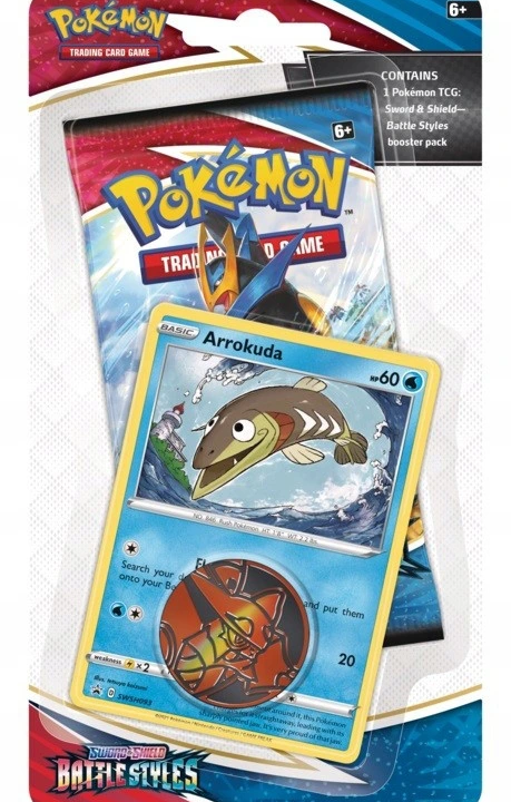 Pokémon Sword & Shield: Battle Styles - Single Pack Blister (Arrokuda)