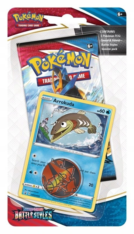 Pokémon Sword & Shield: Battle Styles - Single Pack Blister (Arrokuda)