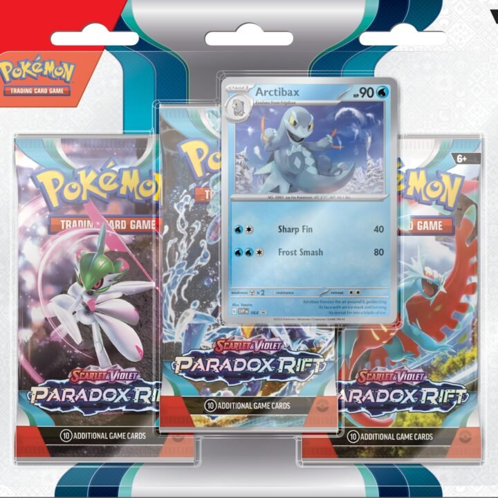 Pokémon Scarlet & Violet: Paradox Rift - 3-Pack Blisters (Arctibax)