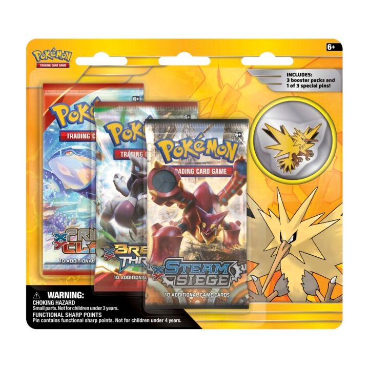 Pokémon Collector's Pin 3-Pack Blister (Zapdos)