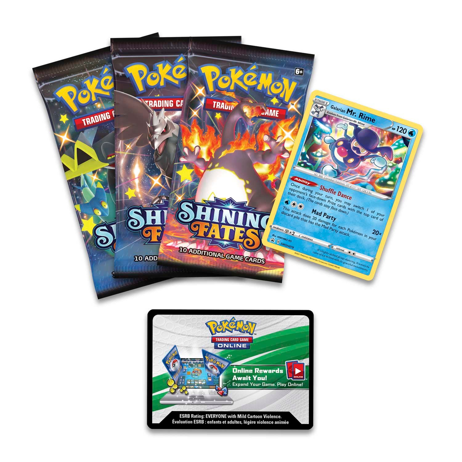 Pokémon Shining Fates - Mad Party Pin Collection (Galarian Mr. Rime) - Image 3