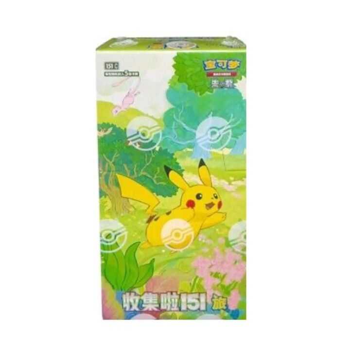 Pokémon - Collect 151 Journey - Pokémon Slim Pack Booster Box - Simplified Chinese