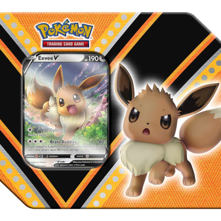 Pokémon Sword & Shield - V Powers Tin (Eevee V)