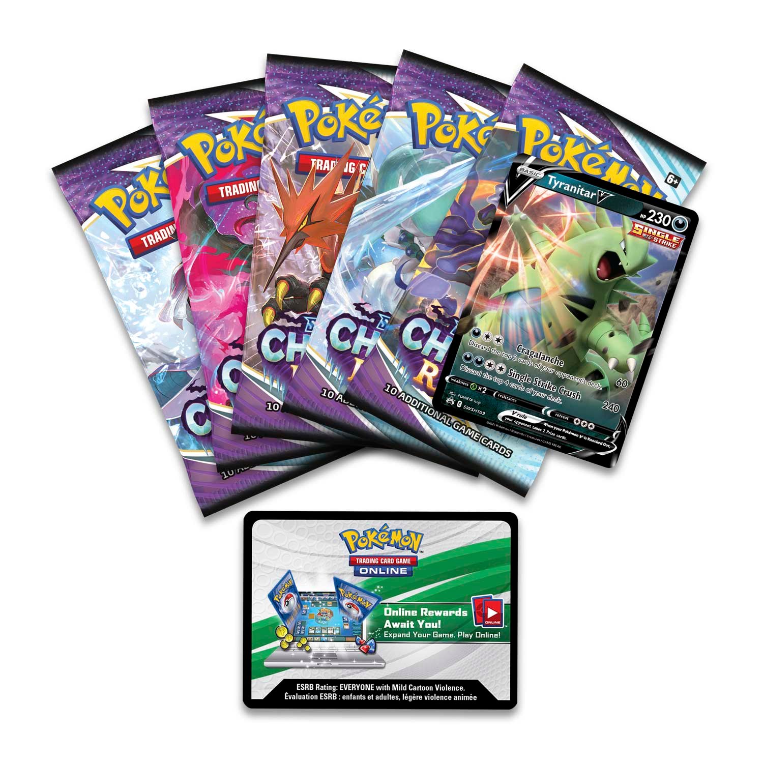 Pokémon Sword & Shield: Battle Styles - V Strikers Tin (Tyranitar V) - Image 2