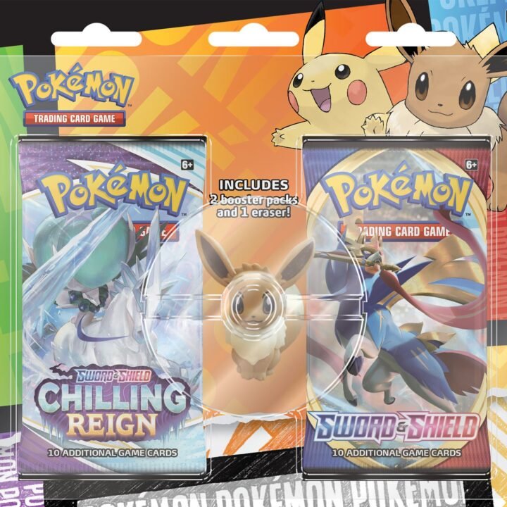Pokémon Back to School Eraser Blister (Eevee)
