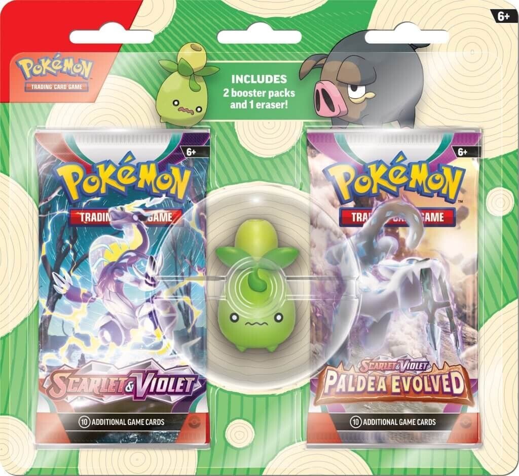 Pokémon Back to School Eraser Blister 2023 (Smoliv)