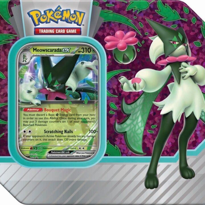 Pokémon Paldea Partners Tin (Meowscarada ex)