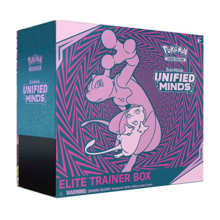 Pokémon Sun & Moon: Unified Minds - Elite Trainer Box - Comes with Acrylic Case (Damaged Packaging — Tear in Wrap)