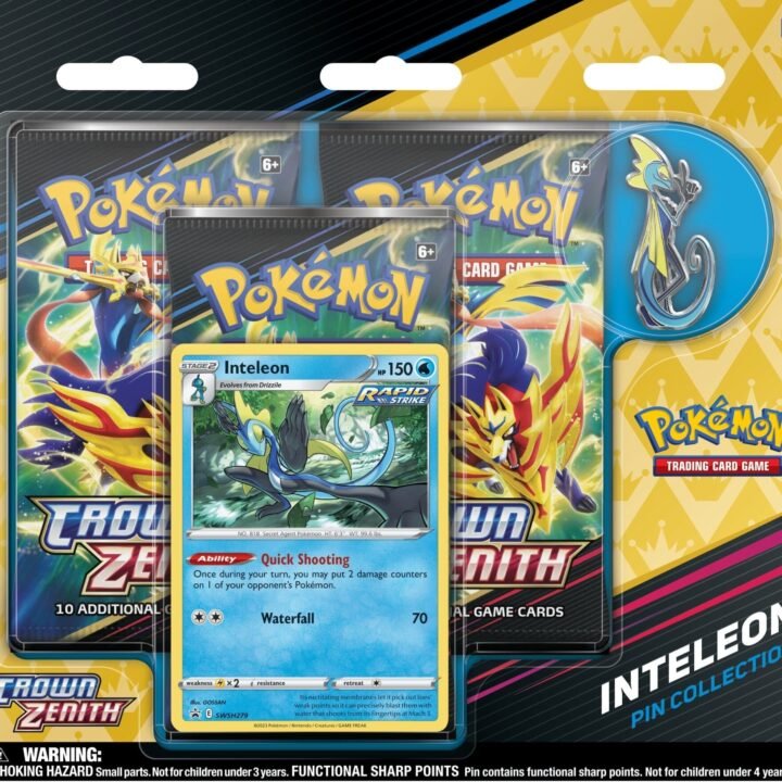 Pokémon Sword & Shield: Crown Zenith - Pin Collection (Inteleon)