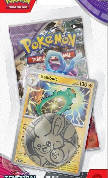 Pokémon Scarlet & Violet: Temporal Forces - Single Pack Blister (Bellibolt)