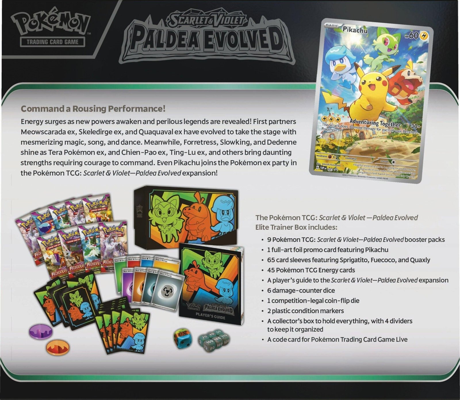 Pokémon - Scarlet & Violet: Paldea Evolved - Elite Trainer Box - Image 3